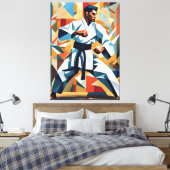 Toile Canvas de karaté Cubism Imprimer (Insitu(Chambre))
