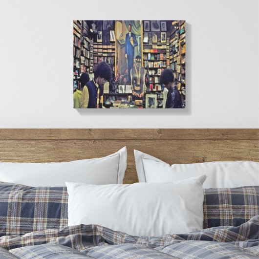 Toile Canvas de la librairie Harlem 1970 (Insitu(Chambre))