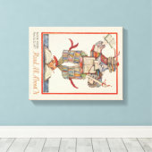 Toile Canvas de la semaine du livre pour enfants 1977 (Insitu (Plancher de Bois))