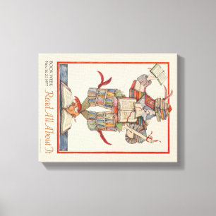 Toile Canvas de la semaine du livre pour enfants 1977