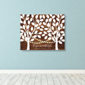 Toile Canvas de livre d'hôtes Rustic Lights - 50 signatu (Insitu (Plancher de Bois))