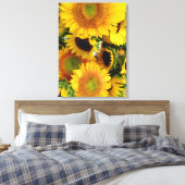 Toile Canvas de mur de tournesol Taille de la Personnali (Insitu(Chambre))