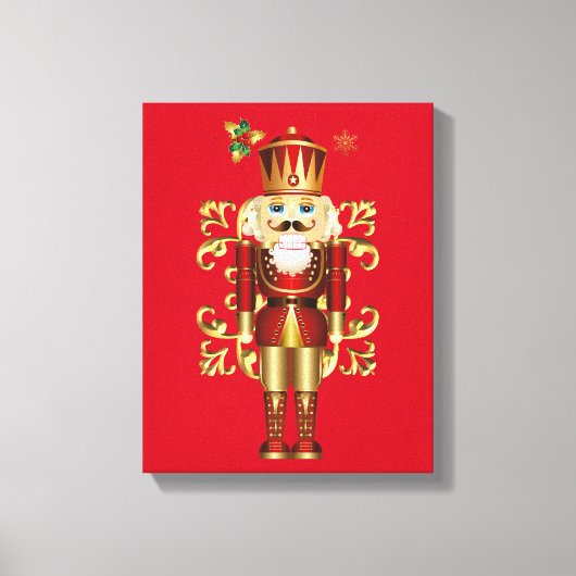Toile Canvas de Noël Art Nutcracker (Recto)