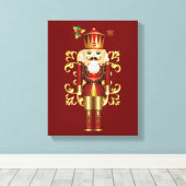 Toile Canvas de Noël Art Nutcracker (Insitu (Plancher de Bois))