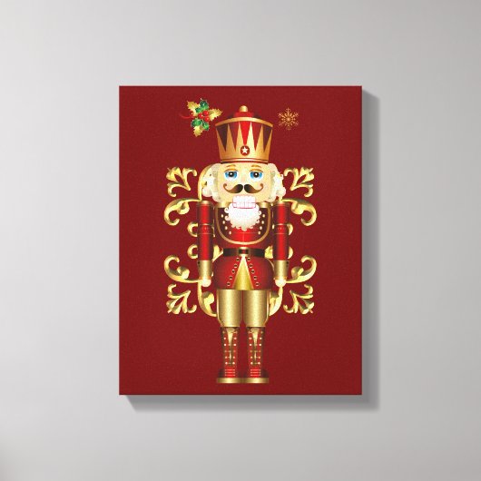 Toile Canvas de Noël Art Nutcracker (Recto)