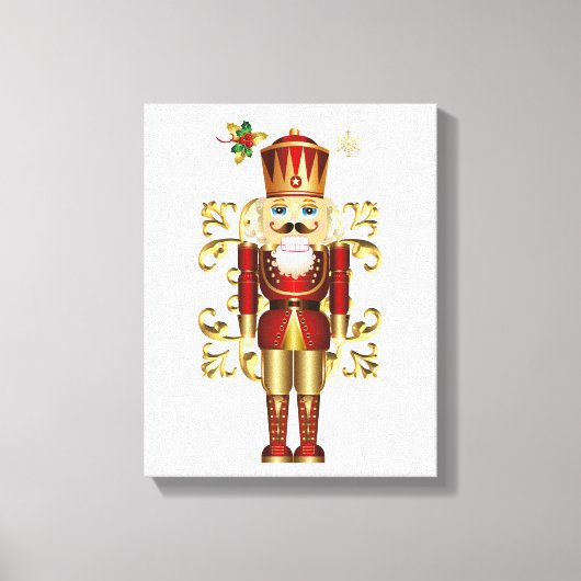 Toile Canvas de Noël Art Nutcracker (Recto)
