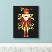 Toile Canvas de Noël Art Nutcracker (Insitu (Plancher de Bois))