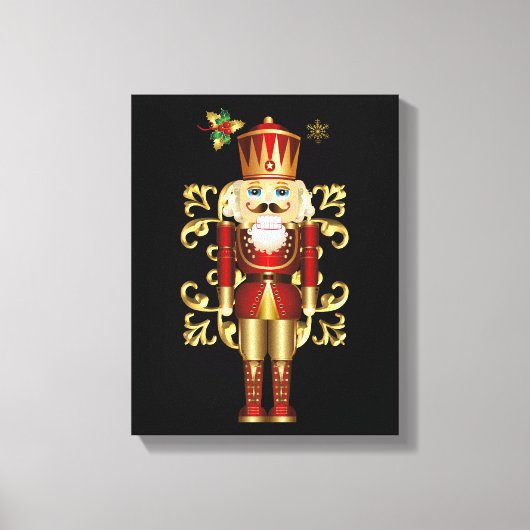 Toile Canvas de Noël Art Nutcracker (Recto)