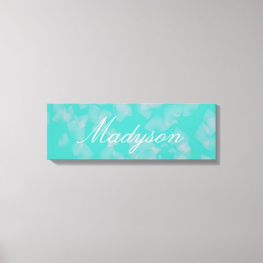 Toile Canvas de nom personnalisé (Recto)