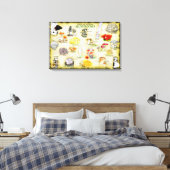 Toile Canvas de noms communs 30x20 Champignons (Insitu(Chambre))
