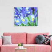 Toile Canvas de photos à fleurs de printemps violet Iris (Insitu(Salon))