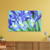 Toile Canvas de photos à fleurs de printemps violet Iris (Insitu(Salon))
