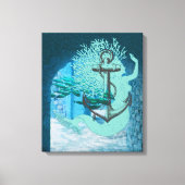 Toile Canvas De Sirène Et D'Ancre (Recto)