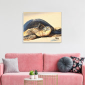Toile Canvas de tortue de mer d'Hawaï (Insitu(Salon))