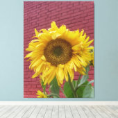 Toile Canvas de tournesol (Insitu (Plancher de Bois))