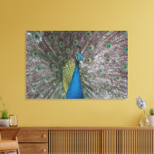 Toile Canvas de Triptyque bleu Inde (Insitu(Salon))