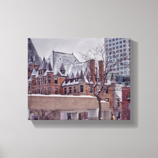 Toile Canvas des Beaux-Arts du Montréal historique (Recto)