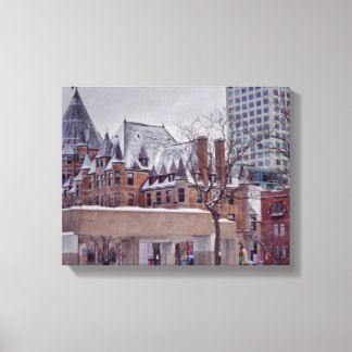 Toile Canvas des Beaux-Arts du Montréal historique