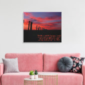 Toile Canvas d'étirement Inspirationnel Sunset Sky Impre (Insitu(Salon))