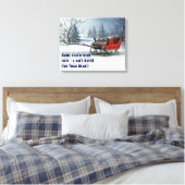 TOILE CANVAS D'INVITATION DE NOËL (Insitu(Chambre))