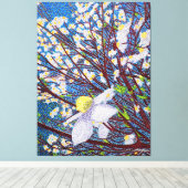 Toile Canvas Dogwood Watercolor Imprimer (Insitu (Plancher de Bois))