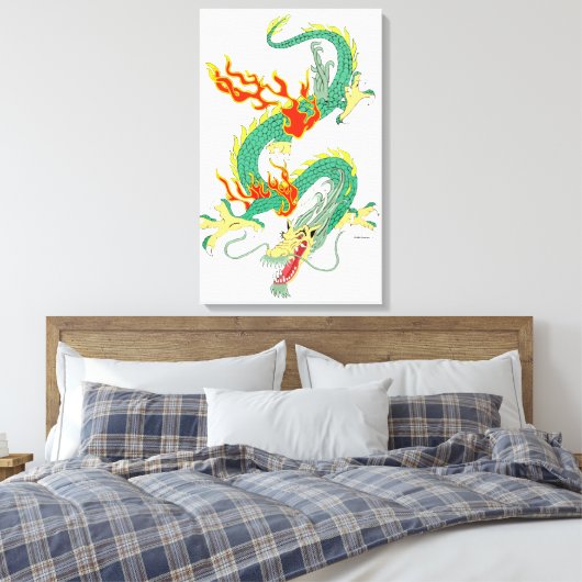 Toile Canvas dragon chinois original (Insitu(Chambre))