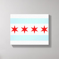 Canvas du drapeau de Chicago