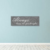 Toile Canvas enroulé Goodnight Kiss (Insitu (Plancher de Bois))