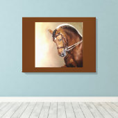 Toile Canvas enveloppé du cheval espagnol (Insitu (Plancher de Bois))