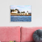 Toile Canvas enveloppé du phare Marshall Point Maine (Insitu(Salon))