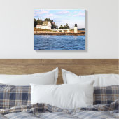 Toile Canvas enveloppé du phare Marshall Point Maine (Insitu(Chambre))