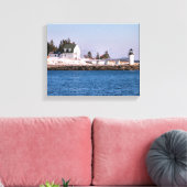 Toile Canvas enveloppé du phare Marshall Point Maine (Insitu(Salon))