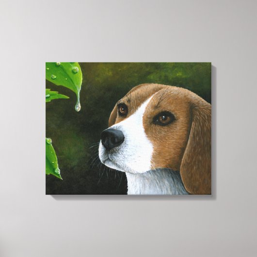 Toile Canvas étirés Beagle Dog 116 (Recto)