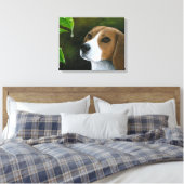 Toile Canvas étirés Beagle Dog 116 (Insitu(Chambre))