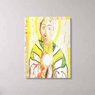 Toile Canvas étirés Christ Prêtre Imprimer