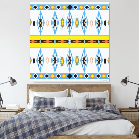 Toile Canvas étirés en Shoshone d'Amérique native (Insitu(Chambre))