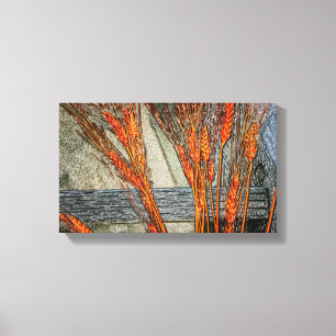 Toile Canvas-glacé à enveloppement Premium - "jjhélène" 