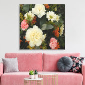 Toile Canvas Imprimer Carnation Bouquet (Insitu(Salon))