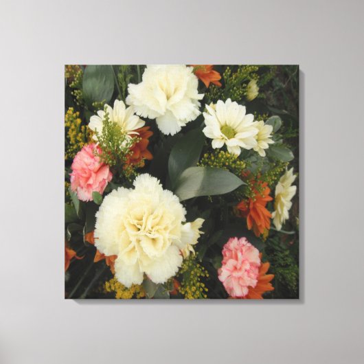 Toile Canvas Imprimer Carnation Bouquet (Recto)