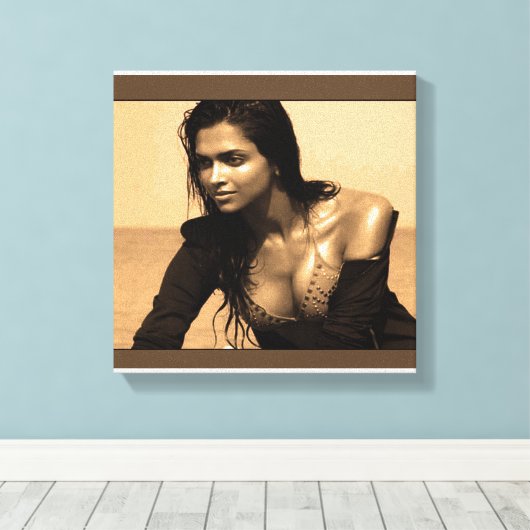 Toile CANVAS IMPRIMER Indian Bollywood Cinema Film Beaut (Insitu (Plancher de Bois))