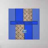 Toile Canvas Indigo(Blue LED S.C.C.)RFPMDesigns ©️ 2023/ (Recto)