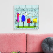 Toile Canvas Infirmière Oiseaux Whimsical (Insitu(Salon))