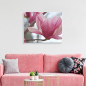 Toile Canvas japonais rose Magnolia (Insitu(Salon))