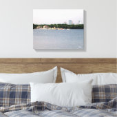 Toile CANVAS : Lake Harriet Parkway & Mpls, Skyline, MN_ (Insitu(Chambre))