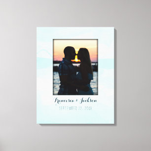 Toile Canvas Livre d'invité Mariage alternatif Signe pho