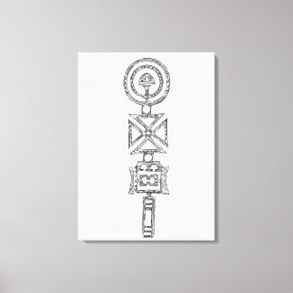 Toile Canvas Maroc imprimé tribal Berbère 2