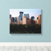 Toile CANVAS : Minneapolis, MN Skyline_ (Insitu (Plancher de Bois))