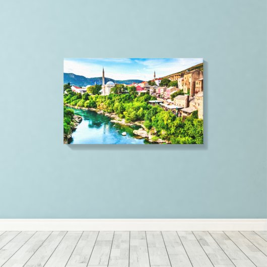 Toile Canvas Mostar (Insitu (Plancher de Bois))