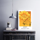 Toile Canvas murale de musique