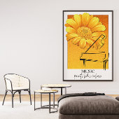 Toile Canvas murale de musique